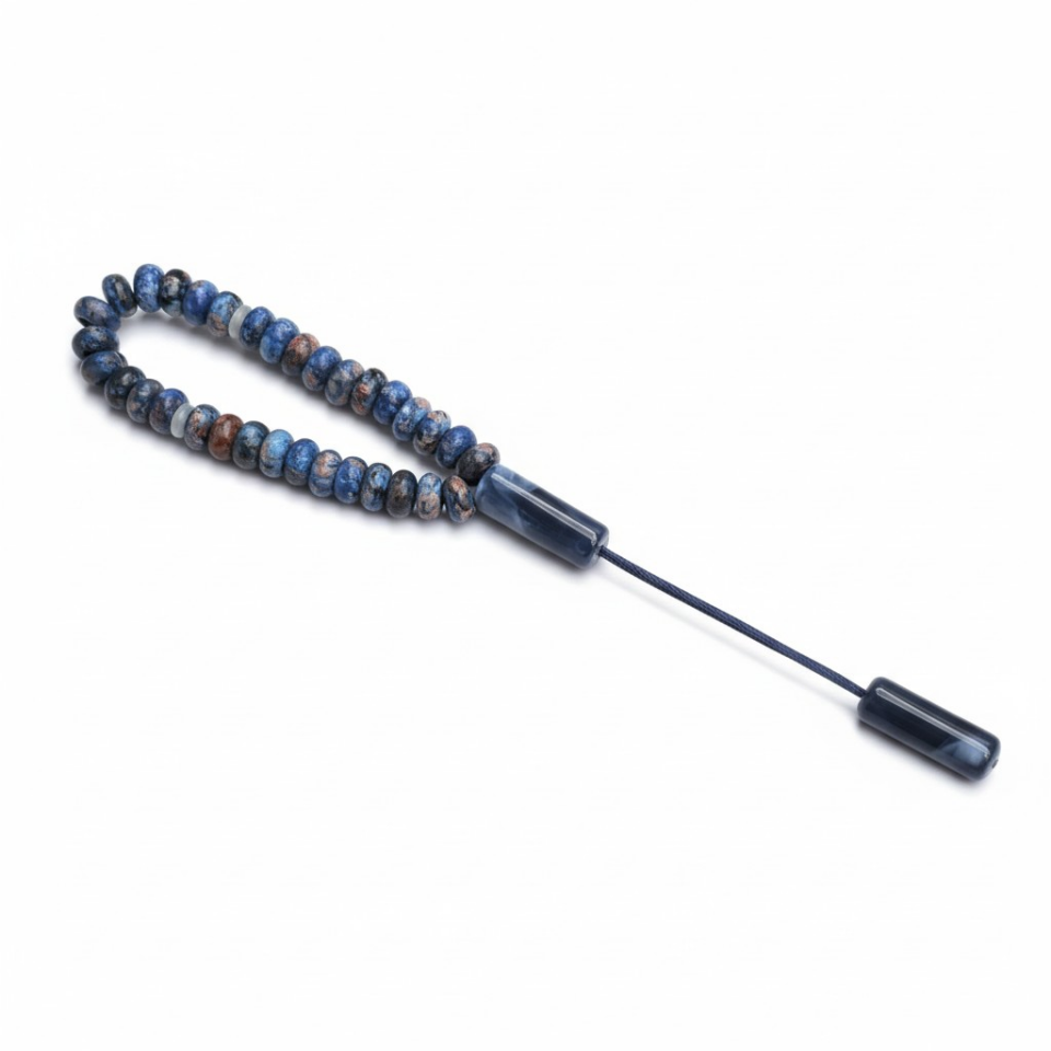 Bileklik Tespih Premium Serisi (Okyanus Ceyt) 8*5 mm Lİ