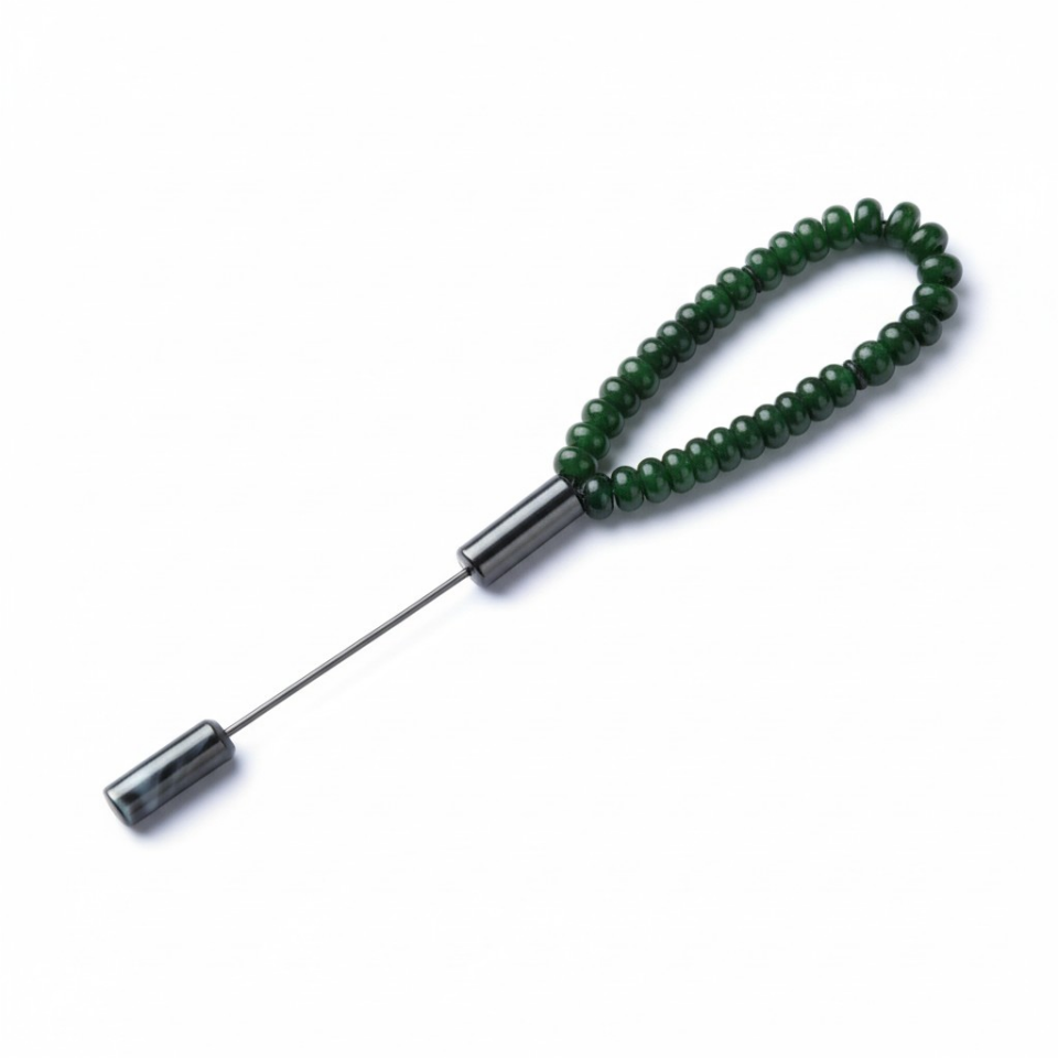 Bileklik Tespih Premium Serisi (Yeşil Ceyt) 8*5 mm Sİ