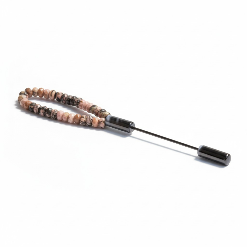 Bileklik Tespih Premium Serisi (Rodonit) 8*5 mm Sİ