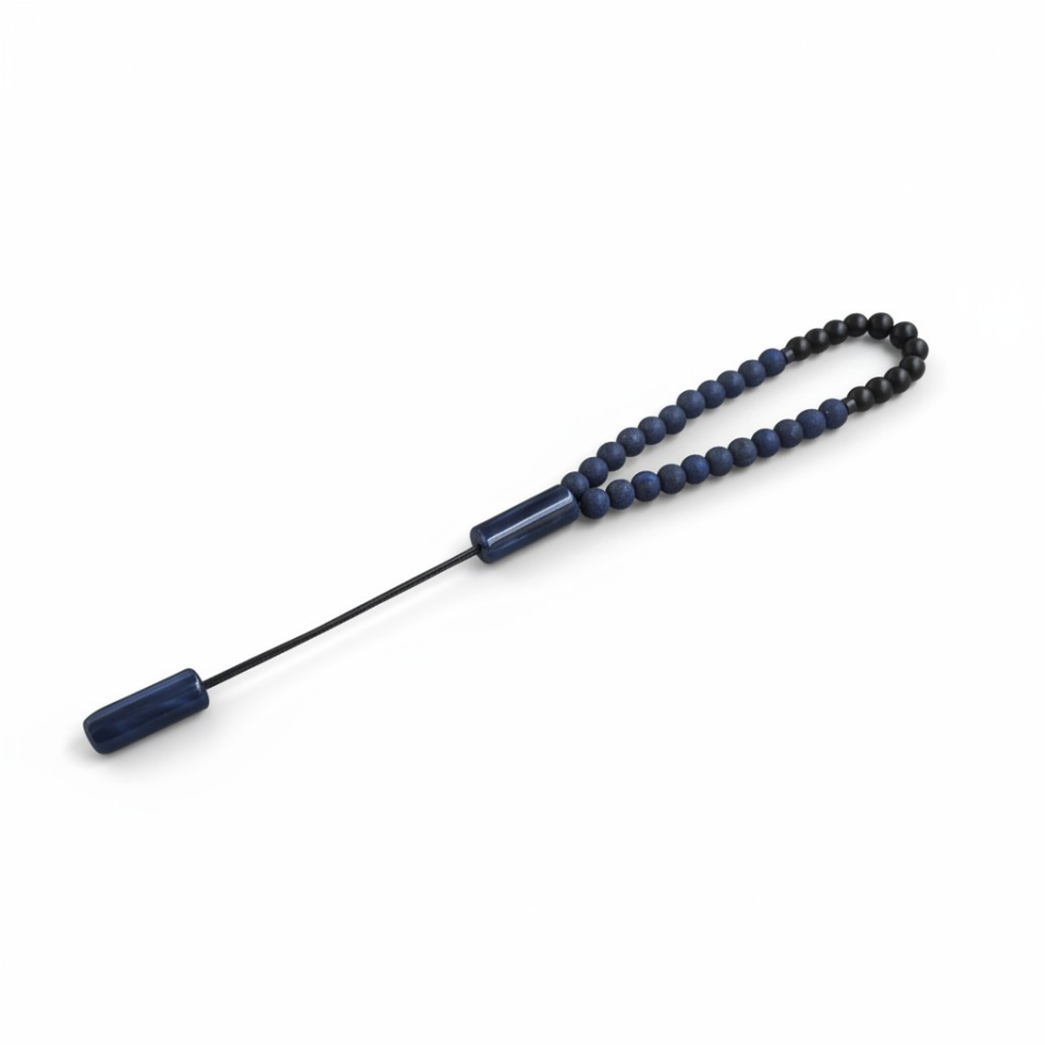 Bileklik Tespih Premium Serisi (Mat Lapis Ceyt&Siyah Mat Oniks) 6 mm Lİ