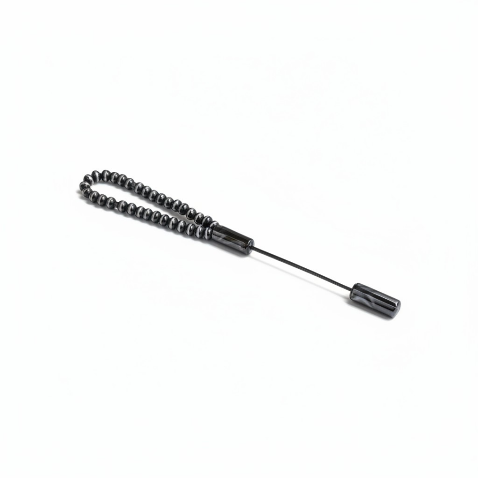 Bileklik Tespih Premium Serisi (Çizgili Siyah Oniks) 6 mm Sİ