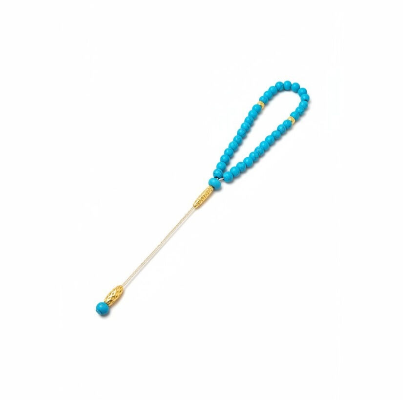 Bileklik Tespih Premium Serisi (Firuze) 6 mm
