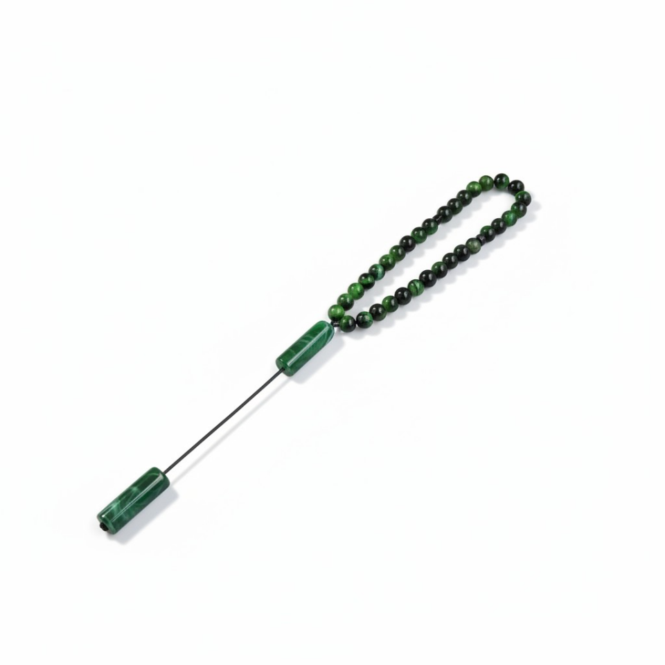Bileklik Tespih Premium Serisi (Yeşil Kaplangözü) 6 mm Yİ