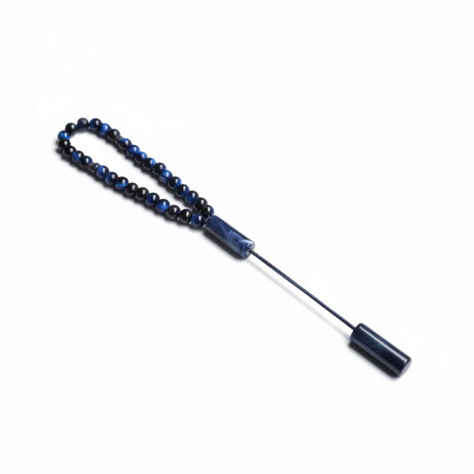 Bileklik Tespih Premium Serisi (Lacivert Kaplangözü) 6 mm Lİ