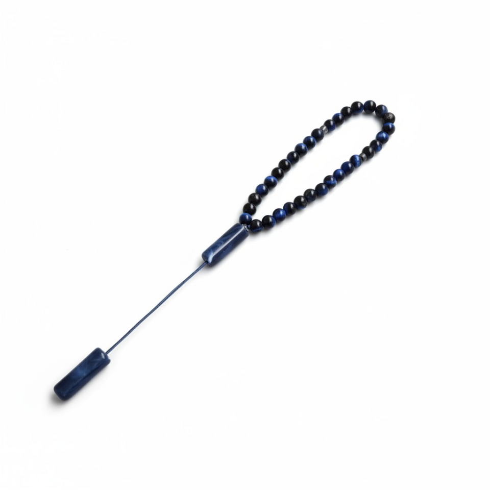 Bileklik Tespih Premium Serisi (Lacivert Kaplangözü) 6 mm Lİ