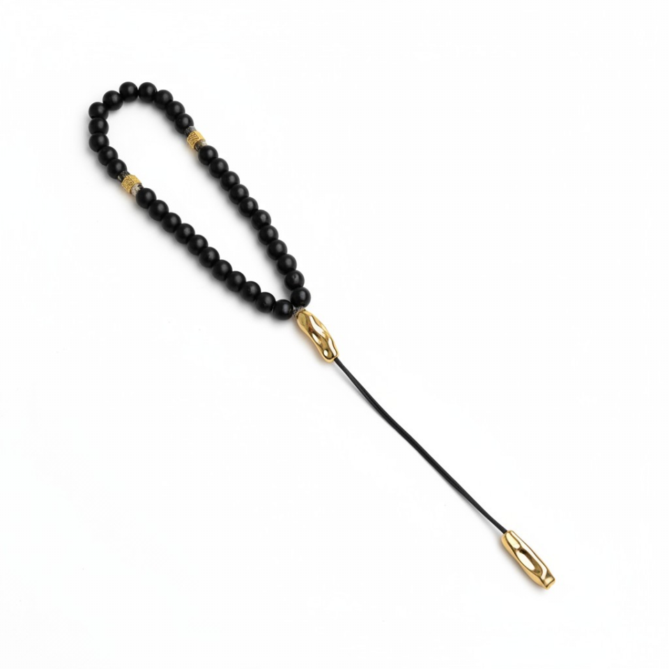 Bileklik Tespih Premium Serisi (Mat Oniks) 6 mm Aİ