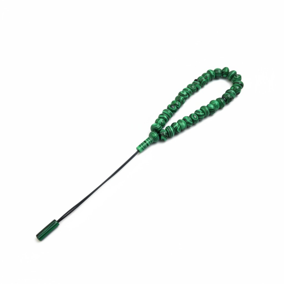 Bileklik Tespih Premium Serisi (Malakit) 8*5 mm Yİ
