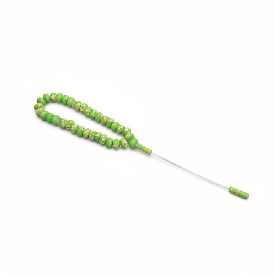 Bileklik Tespih Premium Serisi (Yeşil Varasit) 8*5 mm Yİ