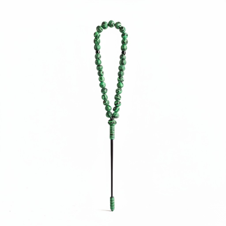 Bileklik Tespih Premium Serisi (Malakit) 6 mm Yİ
