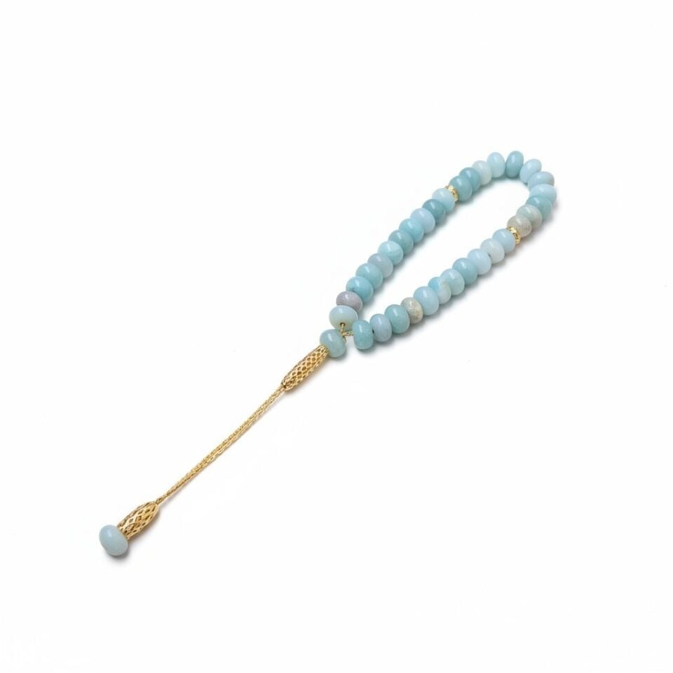 Bileklik Tespih Premium Serisi (Amozonit) 8*5 mm