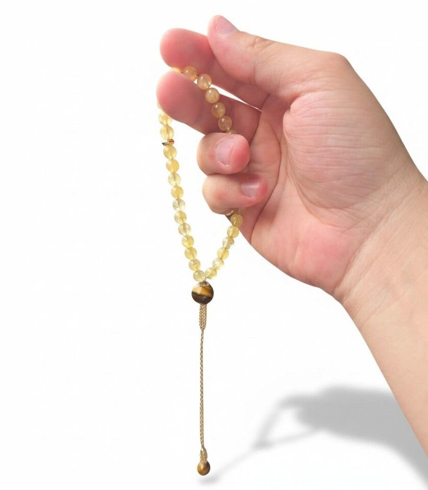 Bileklik Tespih Premium Serisi (Sitrin) 6 mm