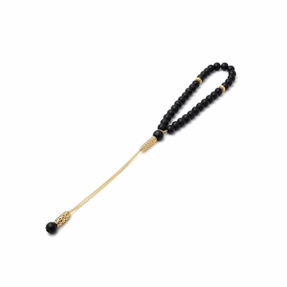 Bileklik Tespih Premium Serisi (Mat Oniks) 6mm
