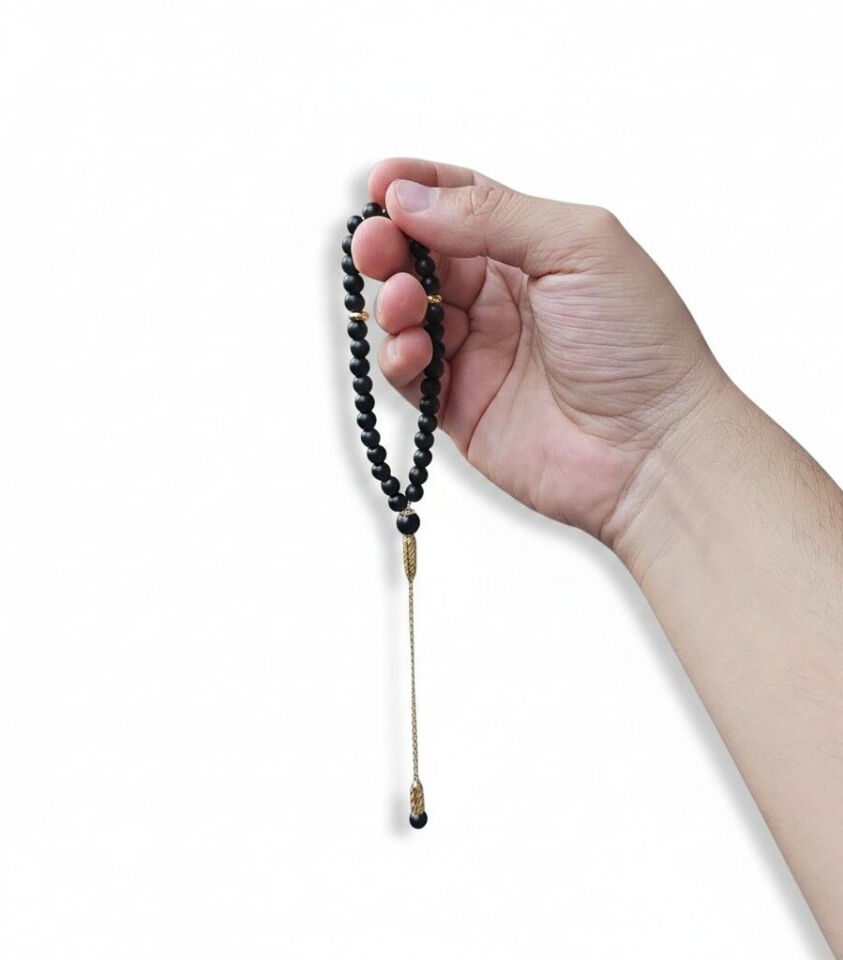 Bileklik Tespih Premium Serisi (Mat Oniks) 6mm